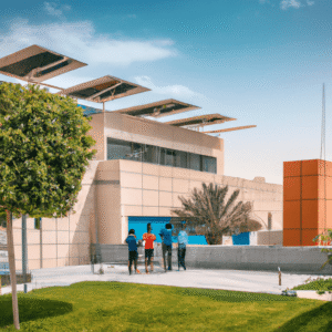 Arquitetura sustentável em escolas de Dubai
