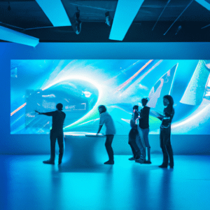 Exemplo de projeção mapeada interativa com Three.js