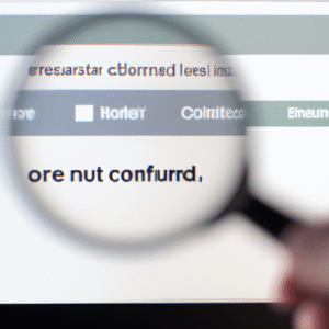 Ilustração sobre erro de conteúdo não acessível ou irrelevante