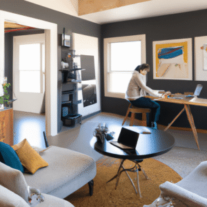 Renovação residencial com integração de estúdio de design - Norte Criative