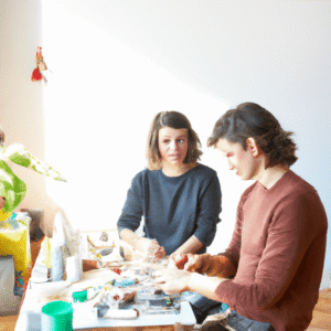 Ilustração representando o autoaperfeiçoamento criativo