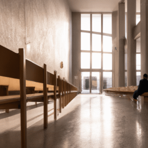 Arquitetura sacra contemporânea - exemplo visual de templo moderno