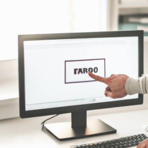 Exemplo de erro: conteúdo não acessível ou irrelevante