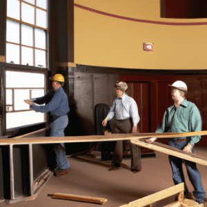 Reconstrução sustentável de teatro após terremoto - conceito