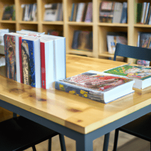 Exemplo de mobiliário personalizado em livraria