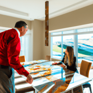 Quartzito Rosso Levanto - Exemplo de Aplicação na Arquitetura Contemporânea