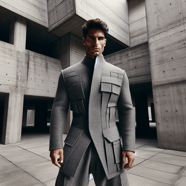 Moda Inspirada em Brutalismo Arquitetônico