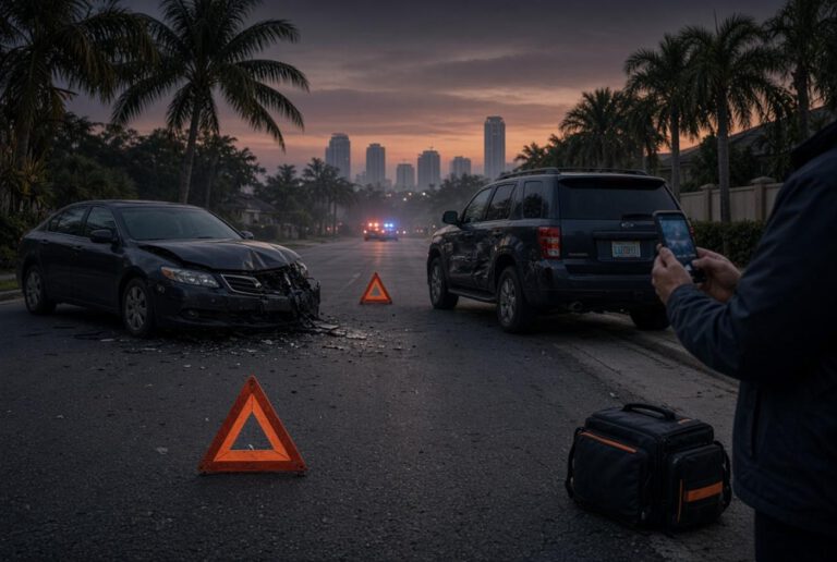 O que fazer após um acidente de carro em Orlando: guia passo a passo para brasileiros